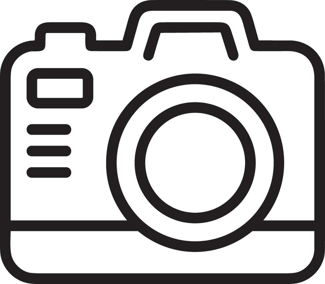 camera photography icon symbol image vector. Illustration of multimedia photographic lens grapich design images vector