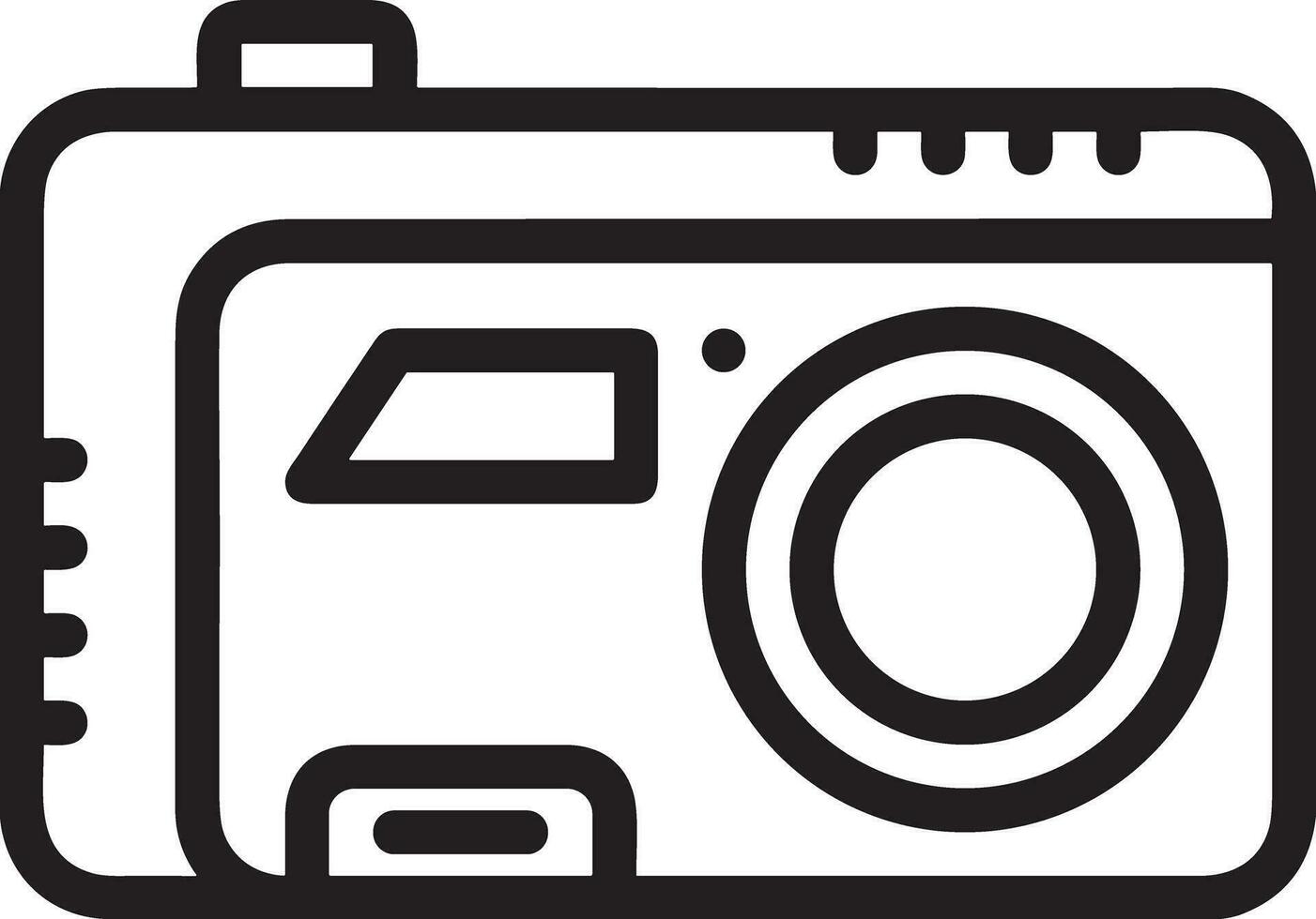 camera photography icon symbol image vector. Illustration of multimedia photographic lens grapich design images vector