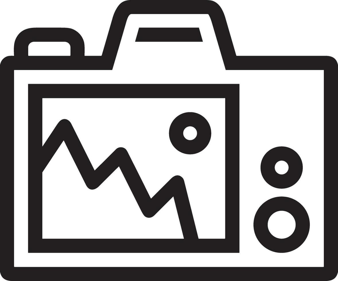 camera photography icon symbol image vector. Illustration of multimedia photographic lens grapich design images vector