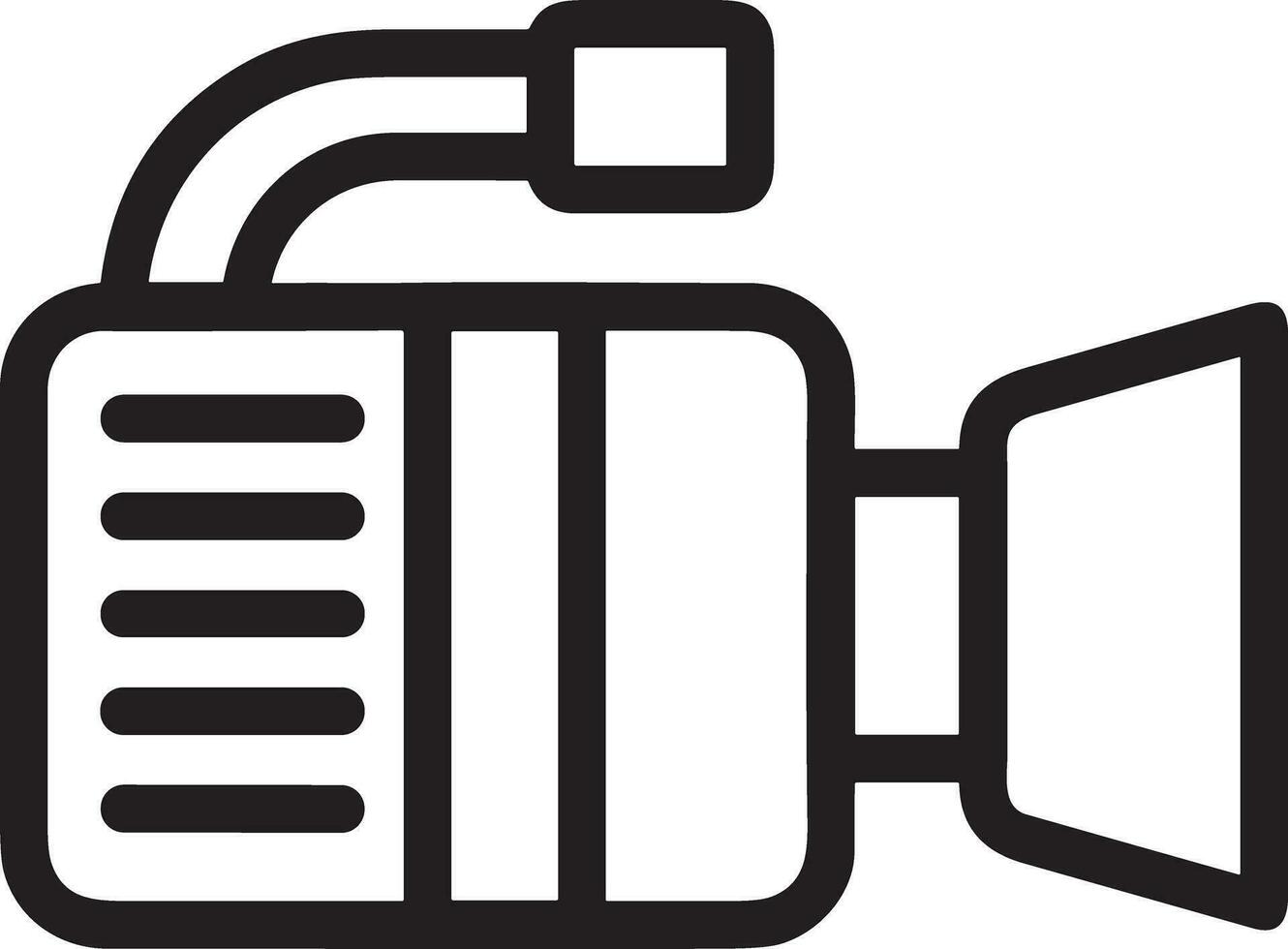 camera photography icon symbol image vector. Illustration of multimedia photographic lens grapich design images vector