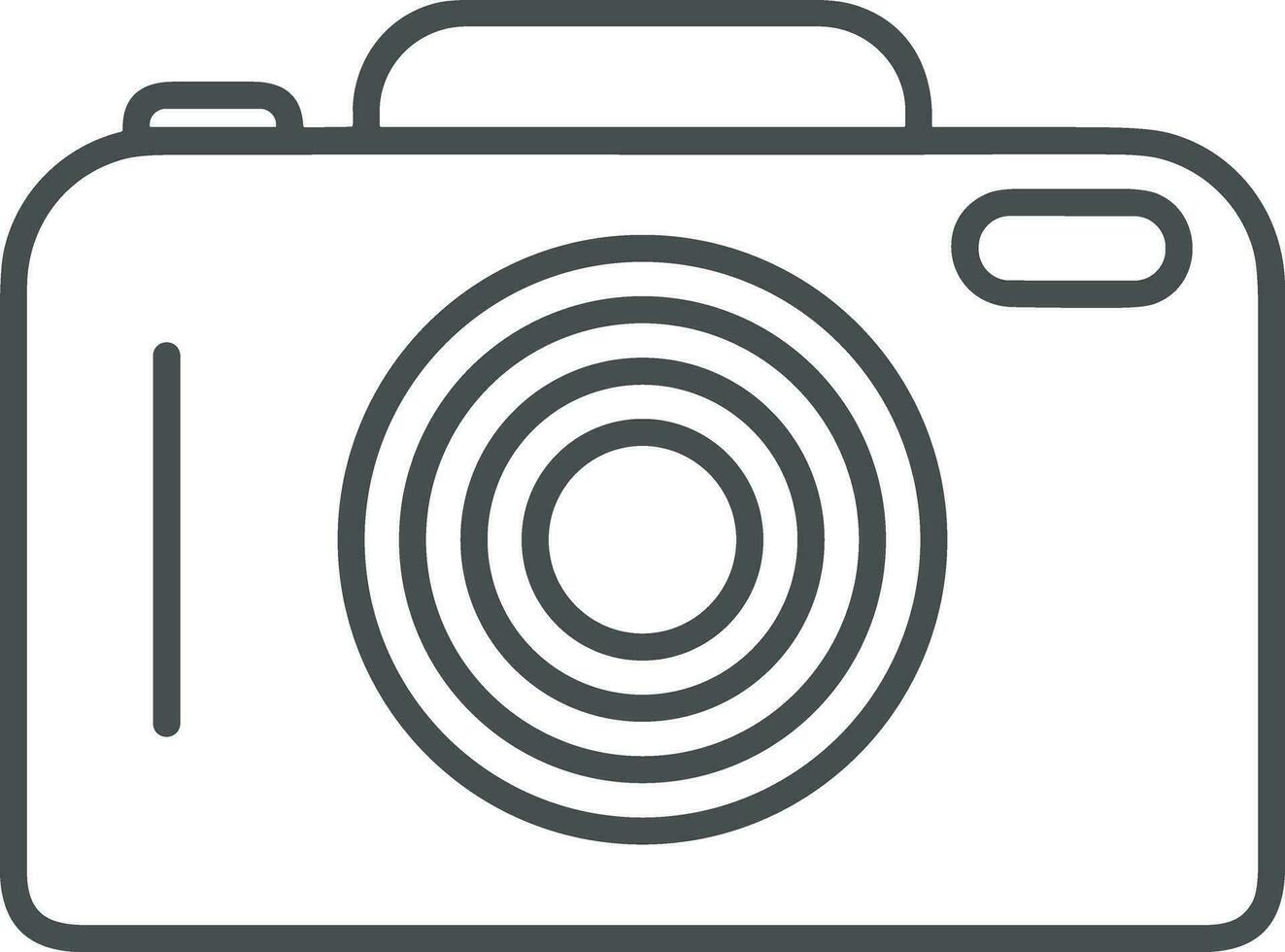 camera photography icon symbol image vector. Illustration of multimedia photographic lens grapich design images vector