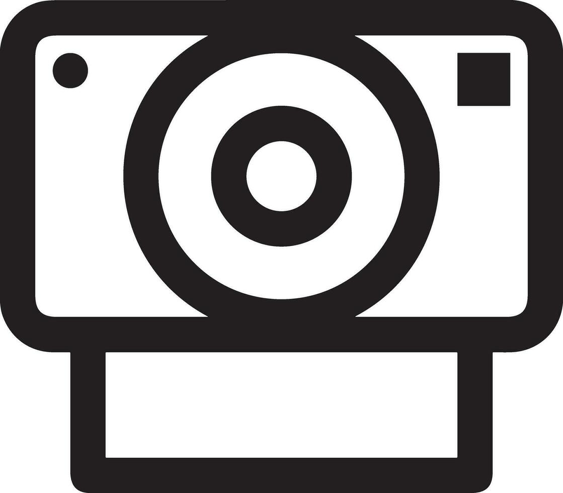 camera photography icon symbol image vector. Illustration of multimedia photographic lens grapich design images vector