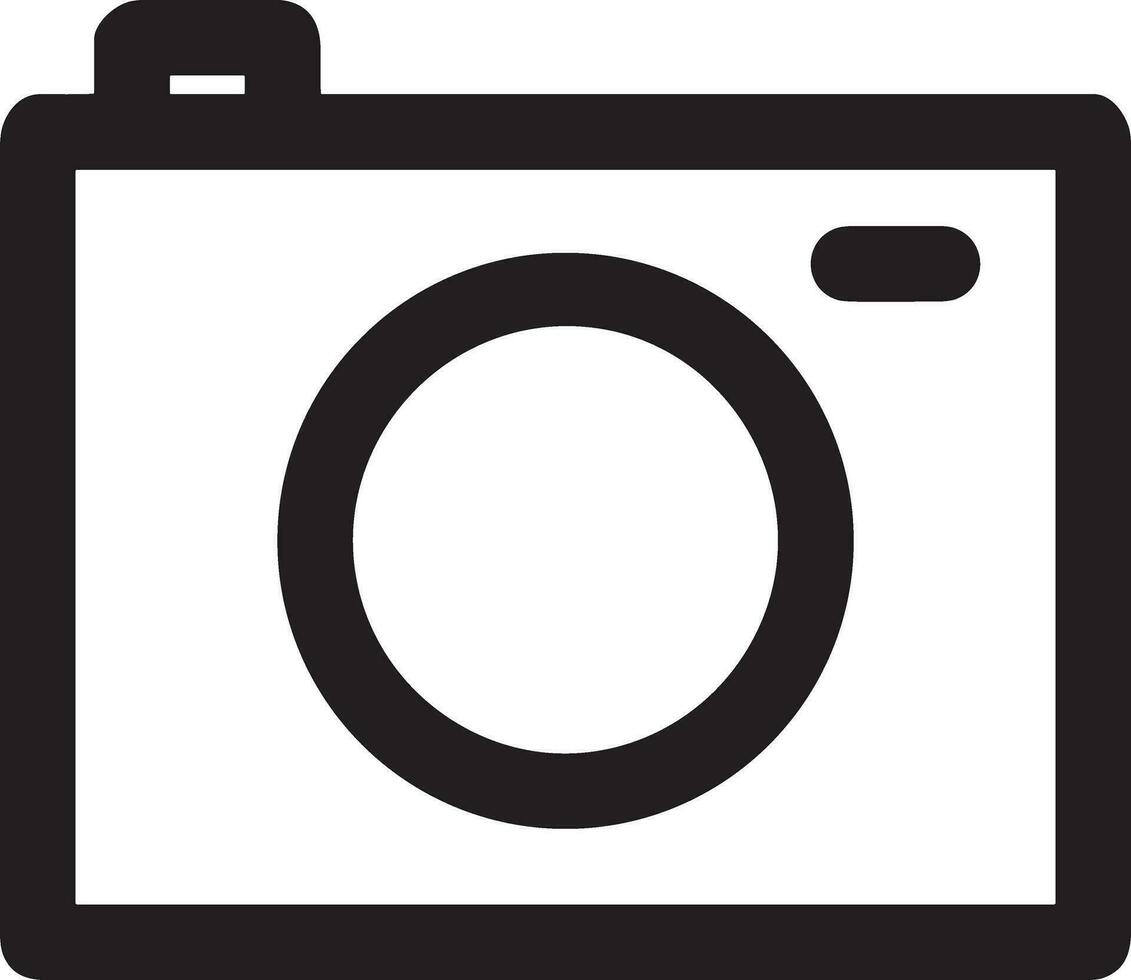 camera photography icon symbol image vector. Illustration of multimedia photographic lens grapich design images vector