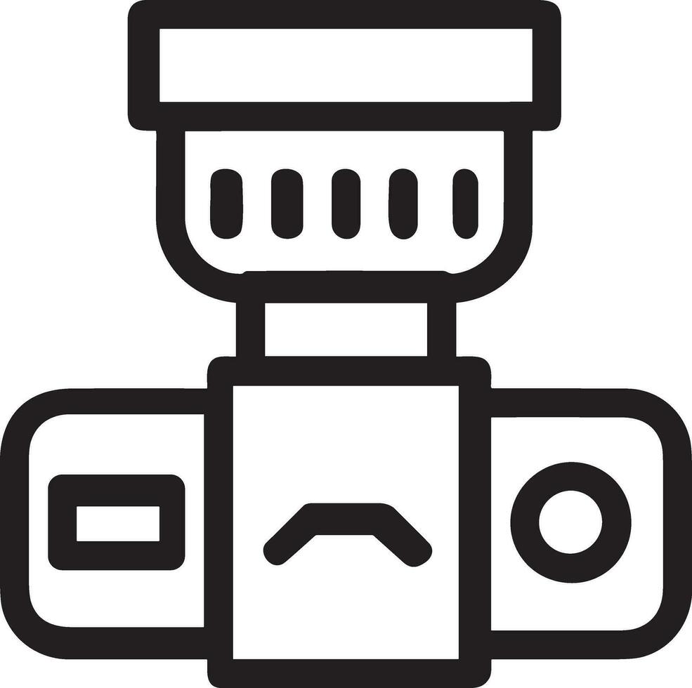 camera photography icon symbol image vector. Illustration of multimedia photographic lens grapich design images vector