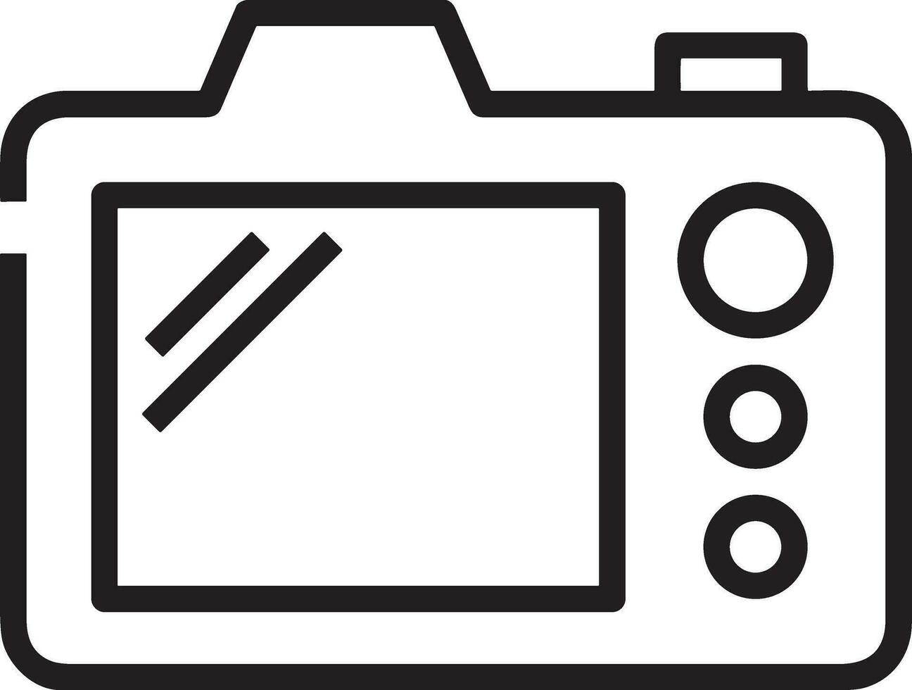 camera photography icon symbol image vector. Illustration of multimedia photographic lens grapich design images vector