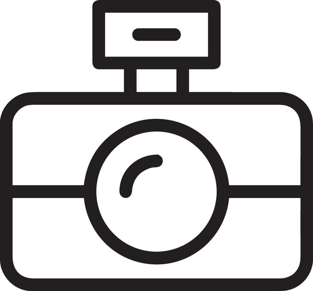 camera photography icon symbol image vector. Illustration of multimedia photographic lens grapich design images vector