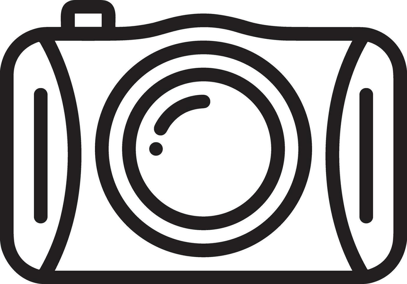camera photography icon symbol image vector. Illustration of multimedia photographic lens grapich design images vector