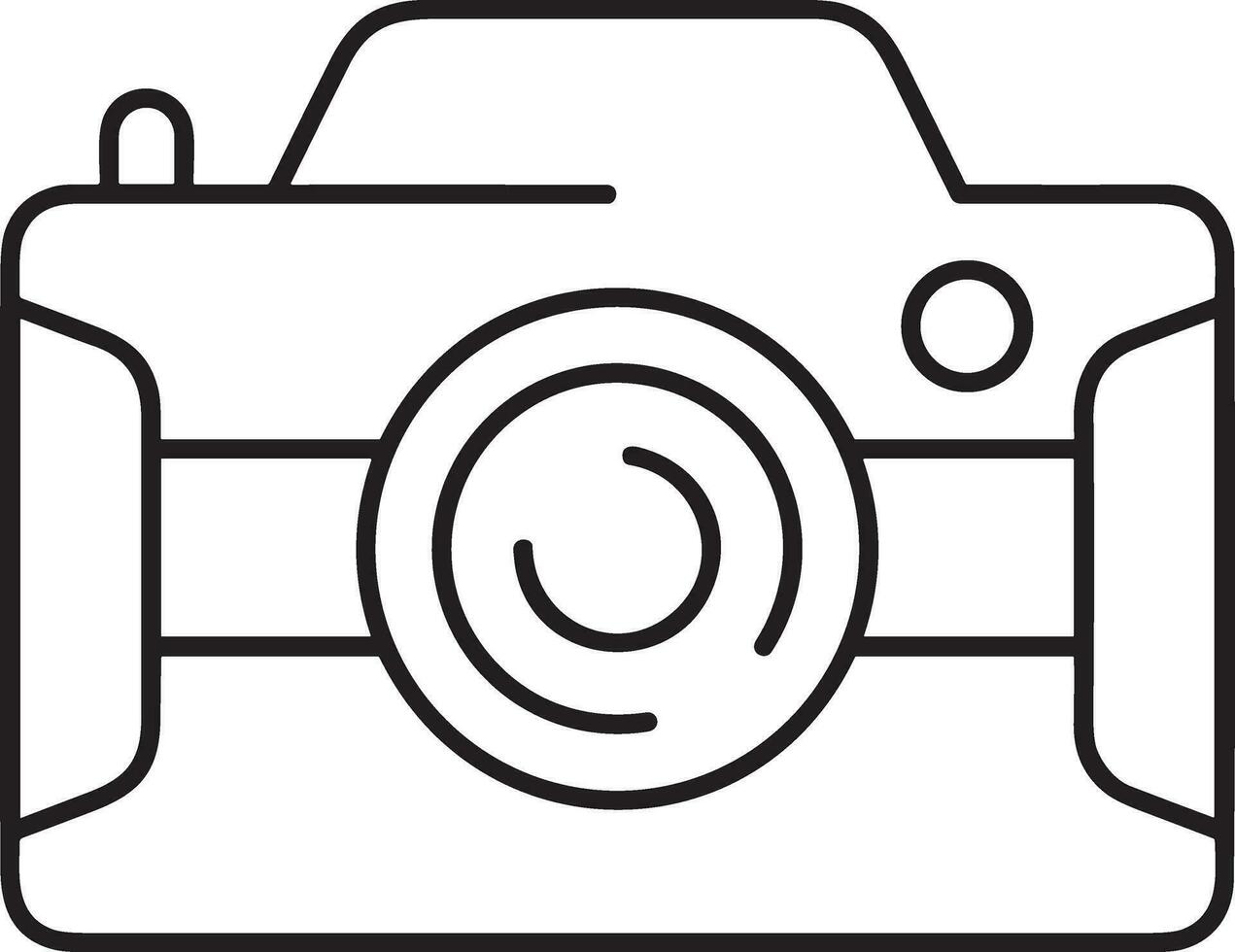 camera photography icon symbol image vector. Illustration of multimedia photographic lens grapich design images vector