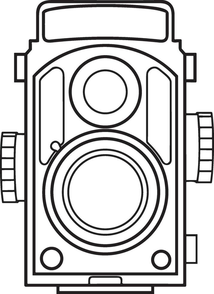 camera photography icon symbol image vector. Illustration of multimedia photographic lens grapich design images vector