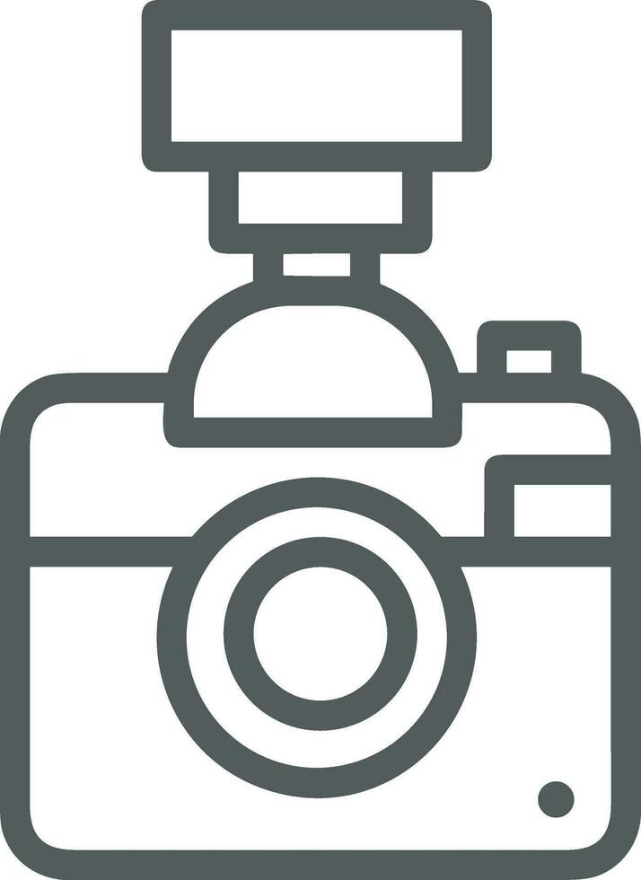 camera photography icon symbol image vector. Illustration of multimedia photographic lens grapich design images vector