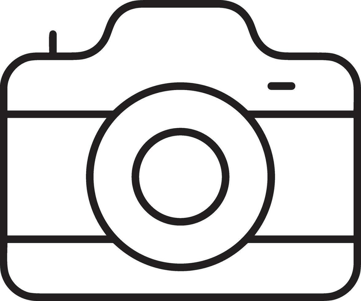 camera photography icon symbol image vector. Illustration of multimedia photographic lens grapich design images vector