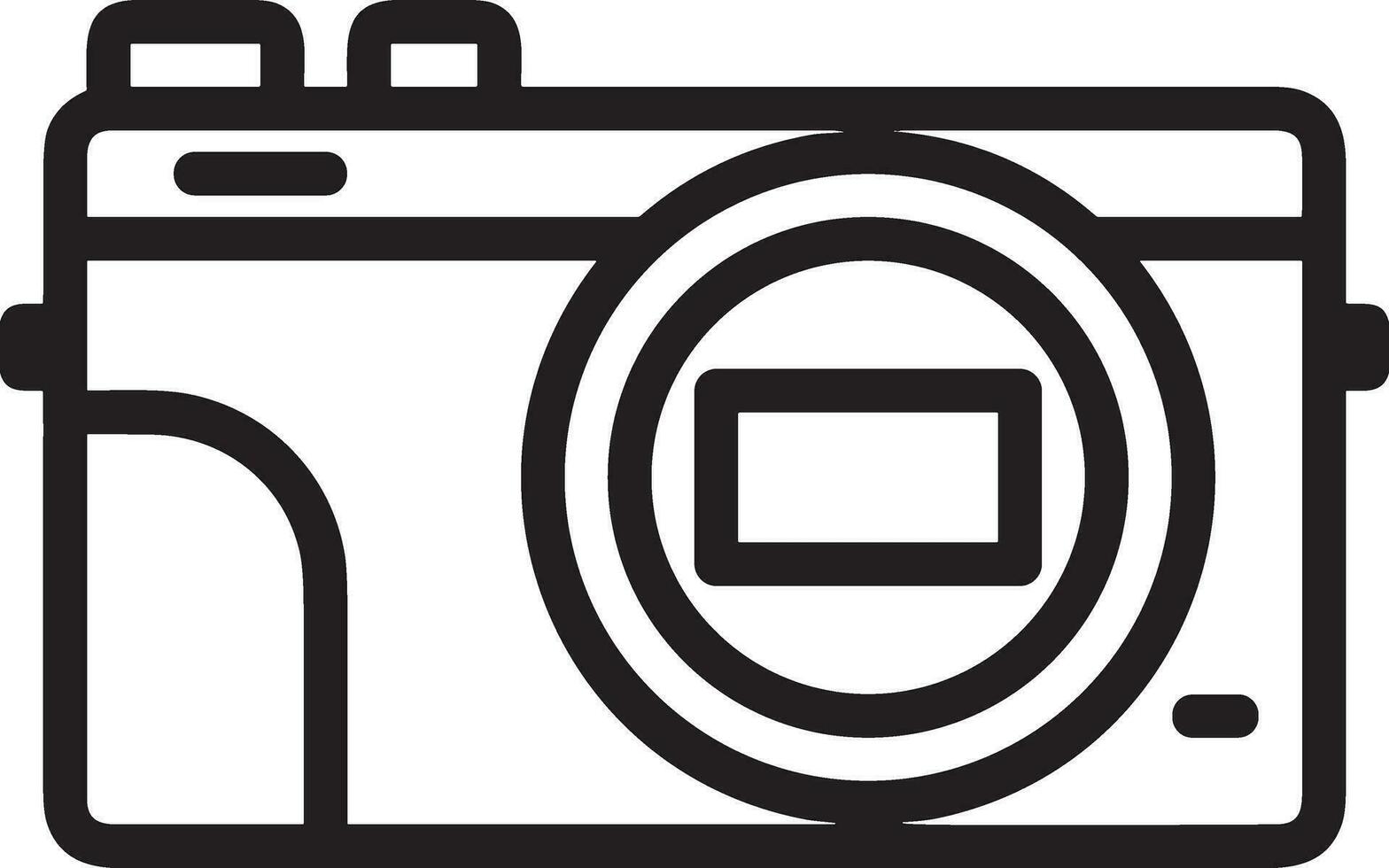 camera photography icon symbol image vector. Illustration of multimedia photographic lens grapich design images vector