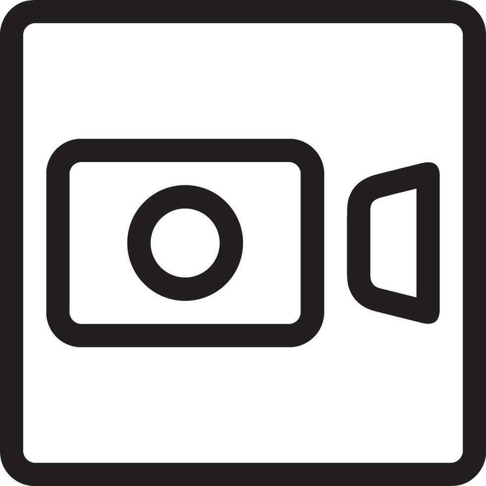 camera photography icon symbol image vector. Illustration of multimedia photographic lens grapich design images vector