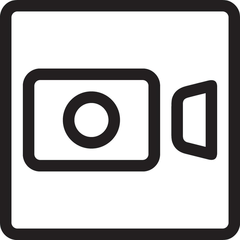 camera photography icon symbol image vector. Illustration of multimedia photographic lens grapich design images vector