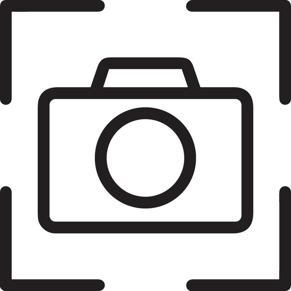 camera photography icon symbol image vector. Illustration of multimedia photographic lens grapich design images vector