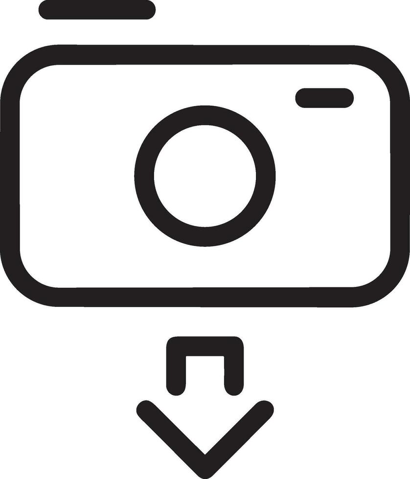 camera photography icon symbol image vector. Illustration of multimedia photographic lens grapich design images vector