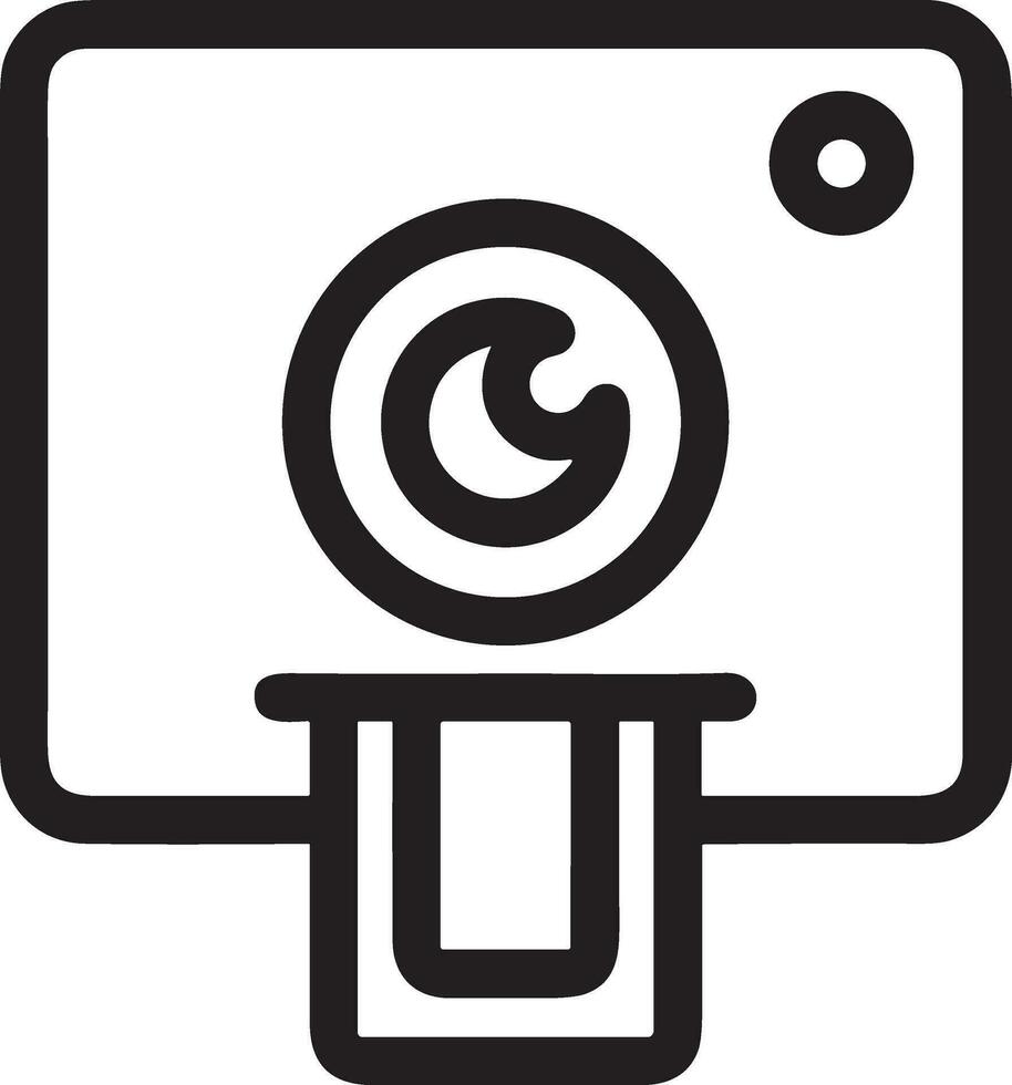 camera photography icon symbol image vector. Illustration of multimedia photographic lens grapich design images vector