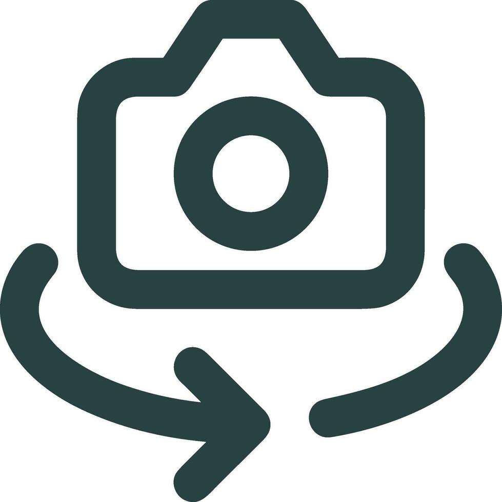 camera photography icon symbol image vector. Illustration of multimedia photographic lens grapich design images vector