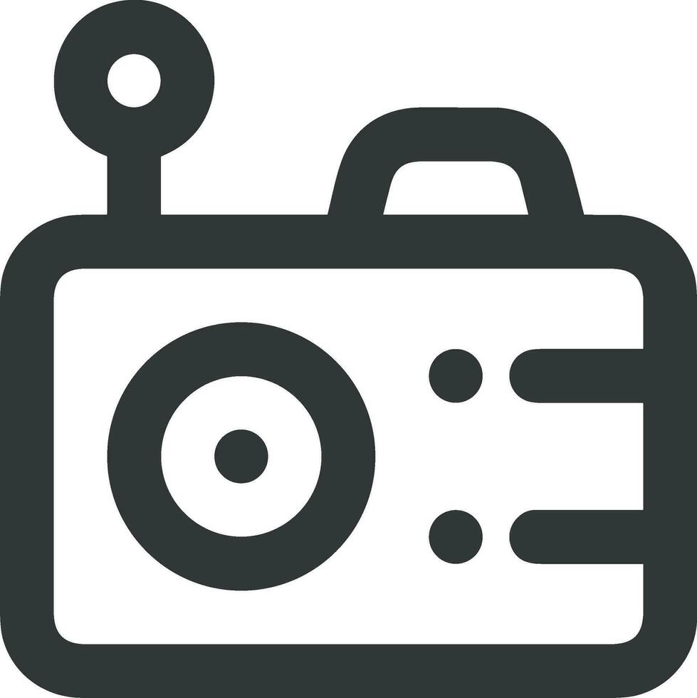 camera photography icon symbol image vector. Illustration of multimedia photographic lens grapich design images vector