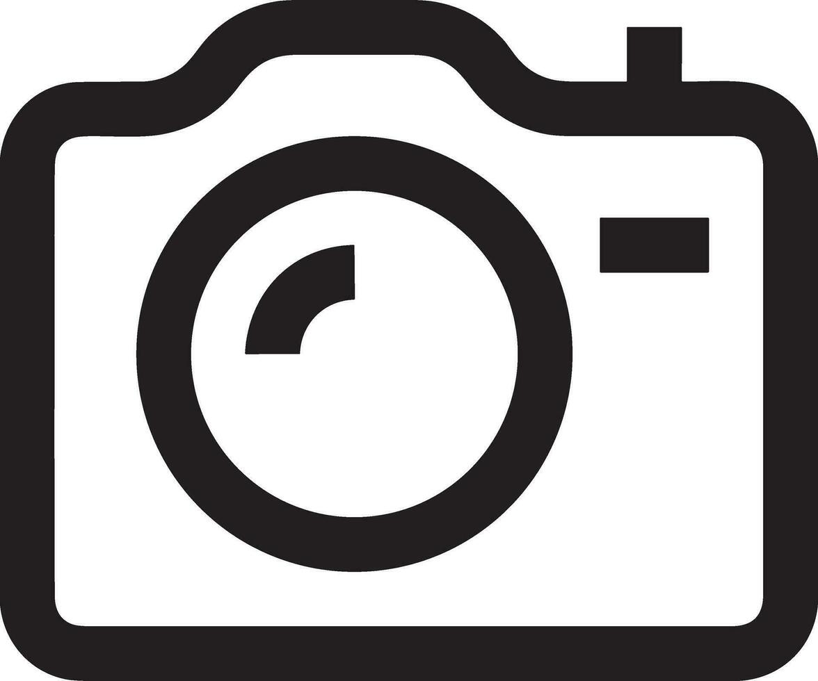 camera photography icon symbol image vector. Illustration of multimedia photographic lens grapich design images vector