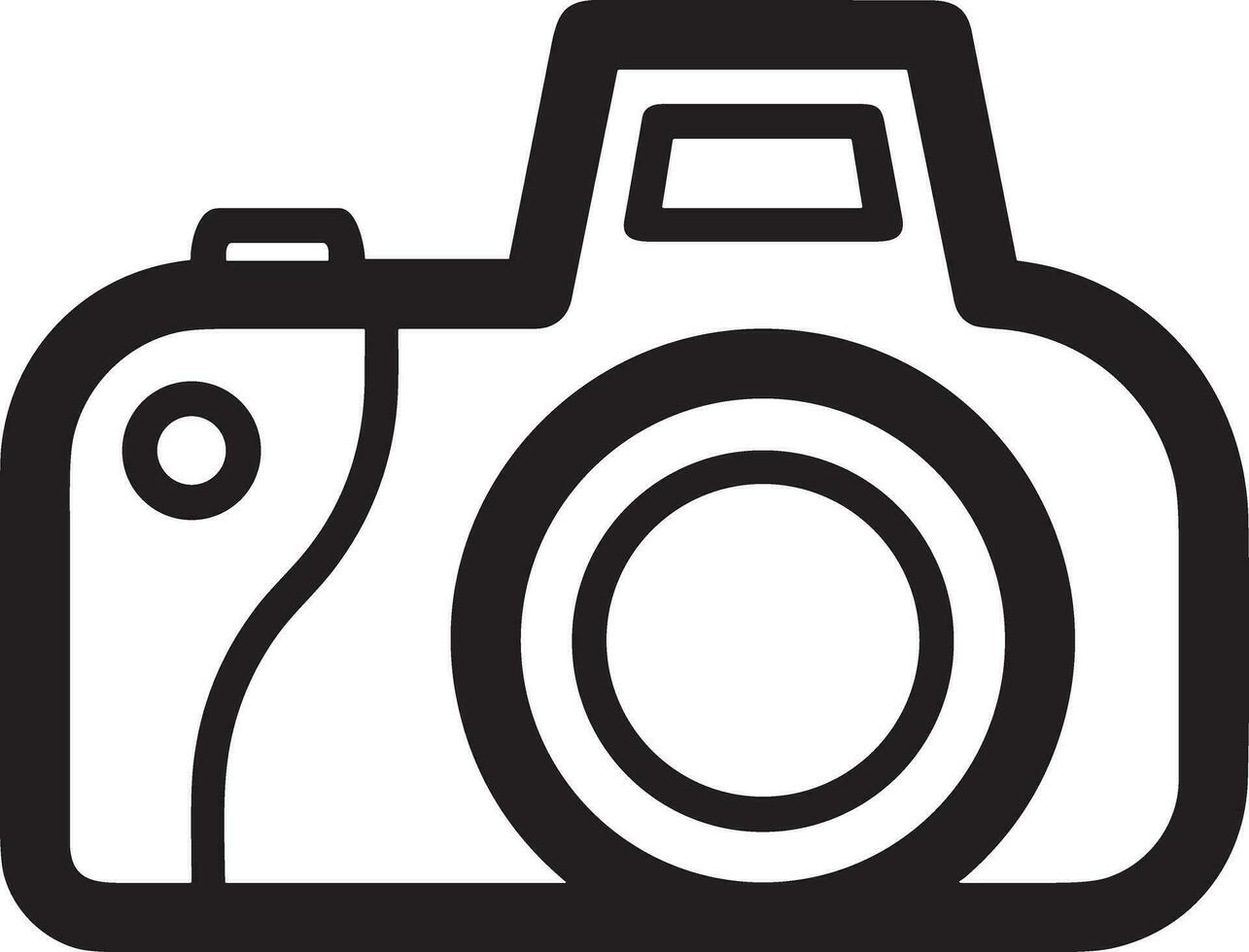 camera photography icon symbol image vector. Illustration of multimedia photographic lens grapich design images vector