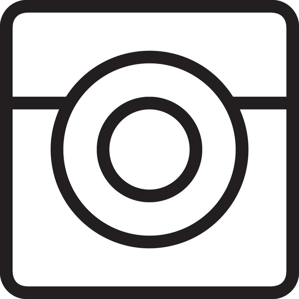 camera photography icon symbol vector image. Illustration of multimedia photographic lens graphic design image