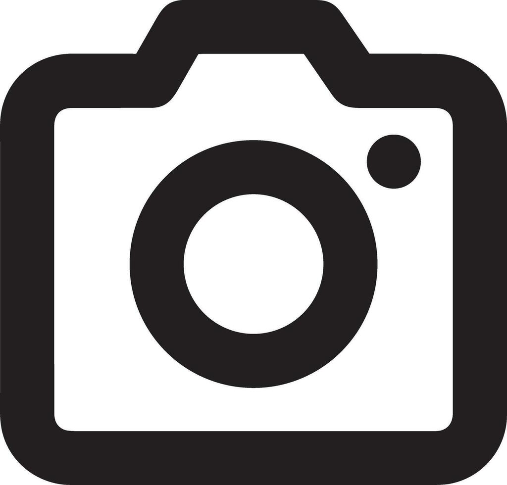 camera photography icon symbol vector image. Illustration of multimedia photographic lens graphic design image