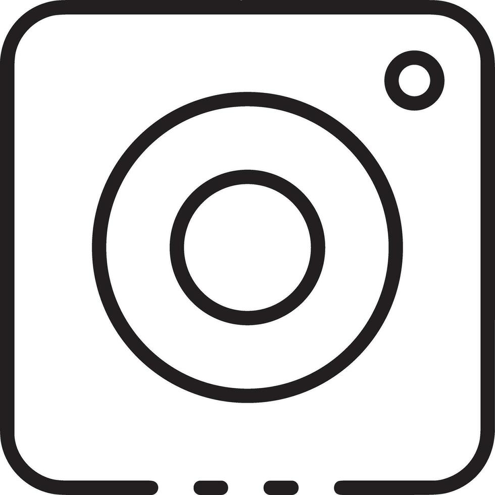 camera photography icon symbol vector image. Illustration of multimedia photographic lens graphic design image