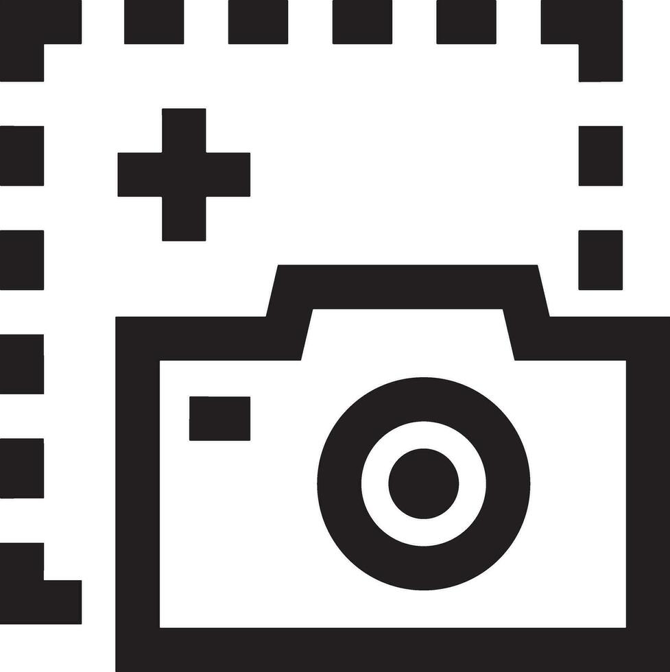 camera photography icon symbol vector image. Illustration of multimedia photographic lens graphic design image