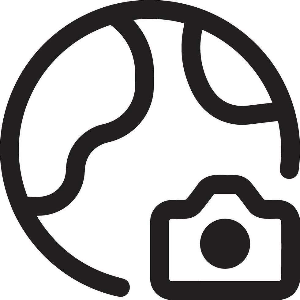 camera photography icon symbol vector image. Illustration of multimedia photographic lens graphic design image