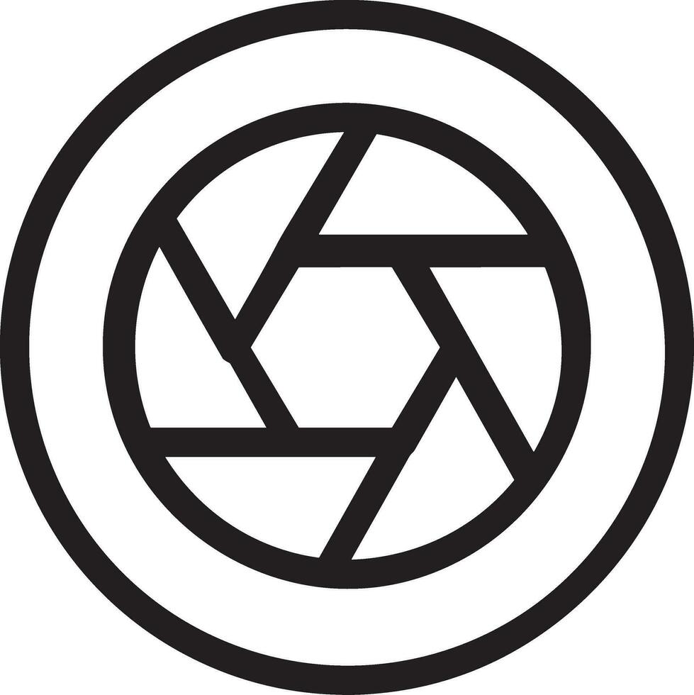 camera photography icon symbol vector image. Illustration of multimedia photographic lens graphic design image
