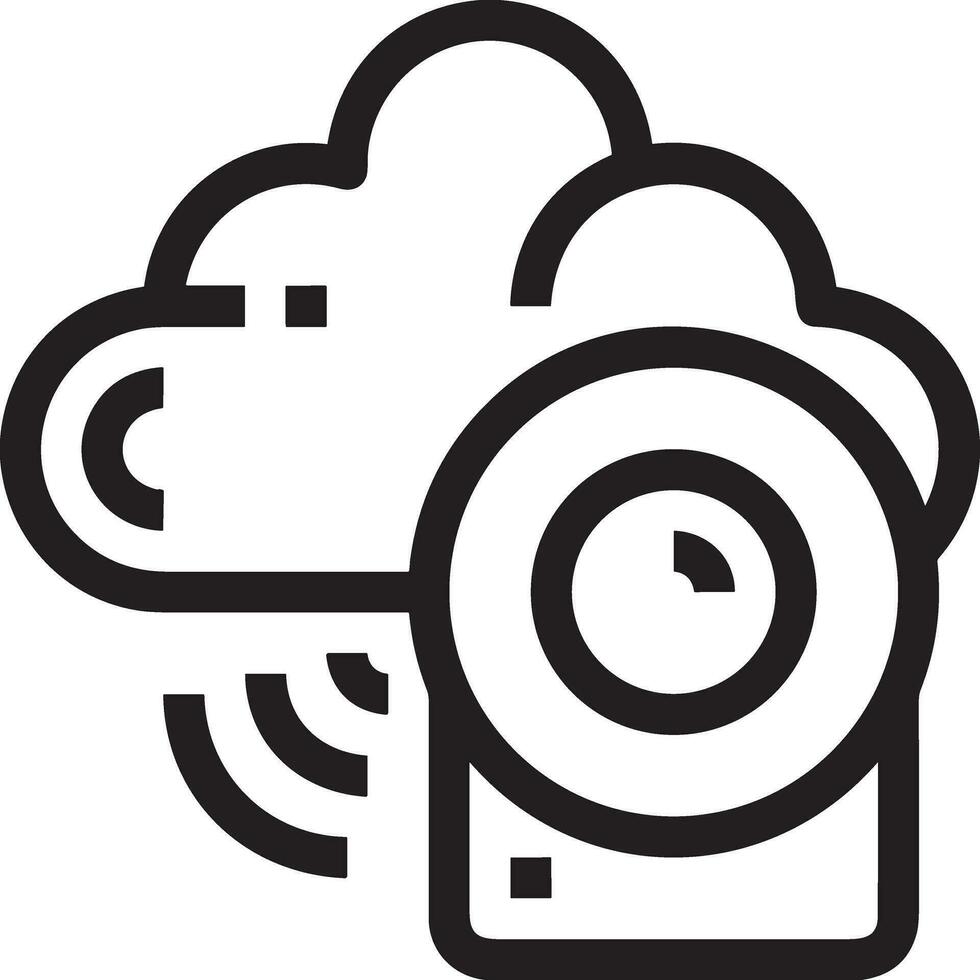 camera photography icon symbol vector image. Illustration of multimedia photographic lens graphic design image