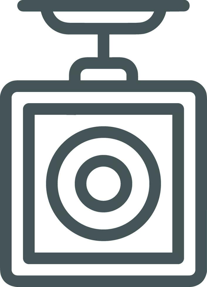 camera photography icon symbol vector image. Illustration of multimedia photographic lens graphic design image