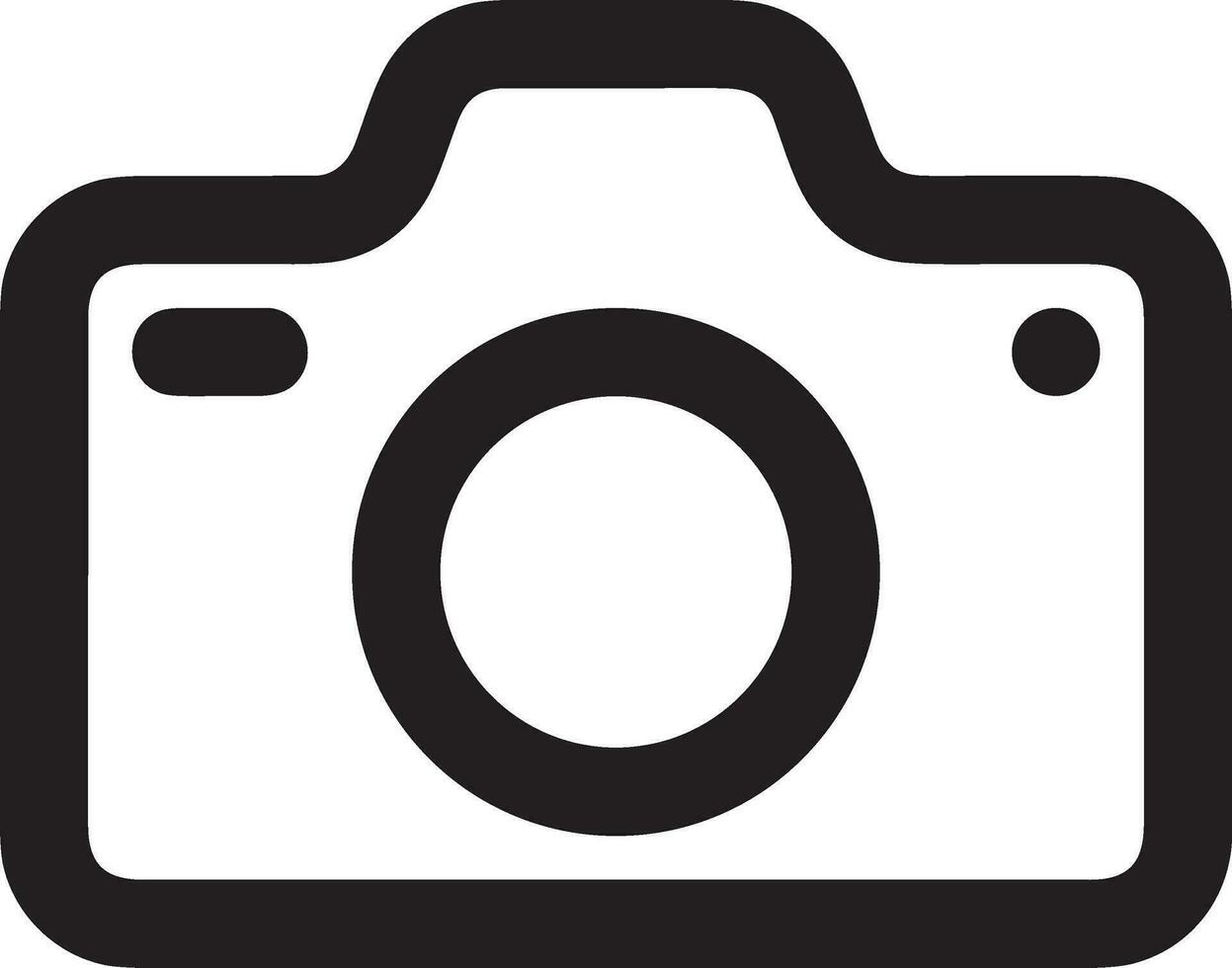 camera photography icon symbol vector image. Illustration of multimedia photographic lens graphic design image