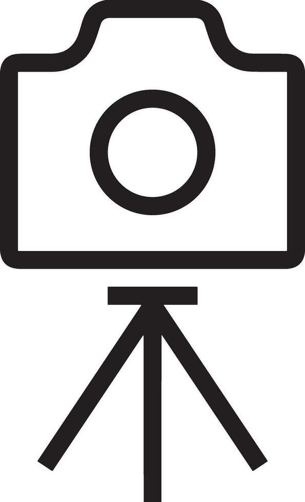 camera photography icon symbol vector image. Illustration of multimedia photographic lens graphic design image