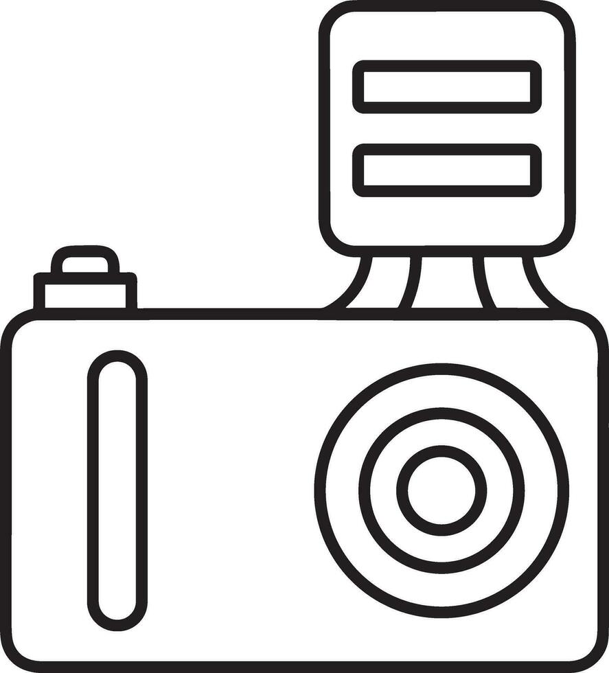 camera photography icon symbol image vector. Illustration of multimedia photographic lens grapich design image vector