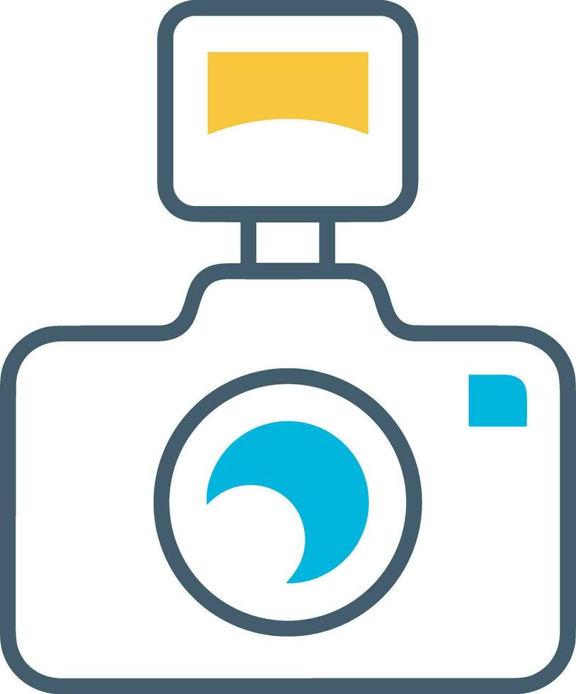 camera photography icon symbol image vector. Illustration of multimedia photographic lens grapich design image vector