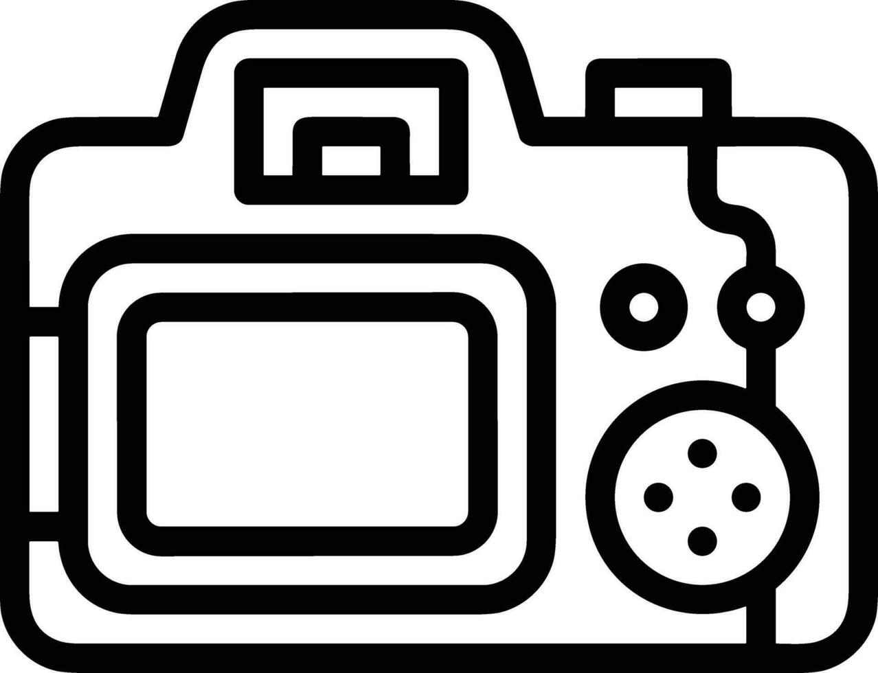 camera photography icon symbol image vector. Illustration of multimedia photographic lens grapich design image vector