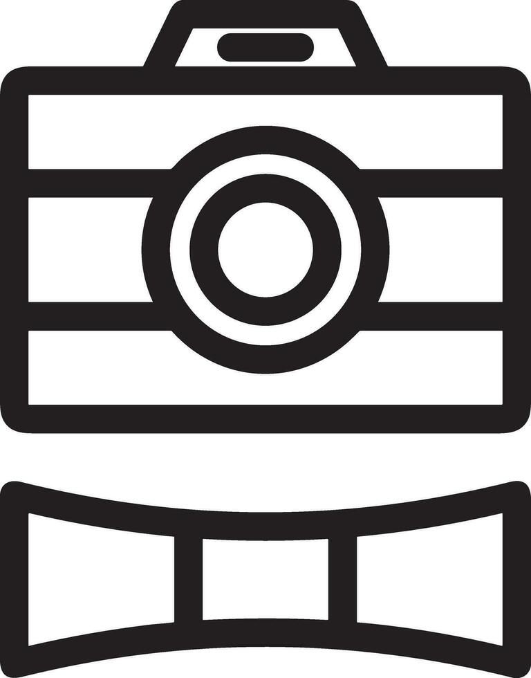 camera photography icon symbol image vector. Illustration of multimedia photographic lens grapich design image vector