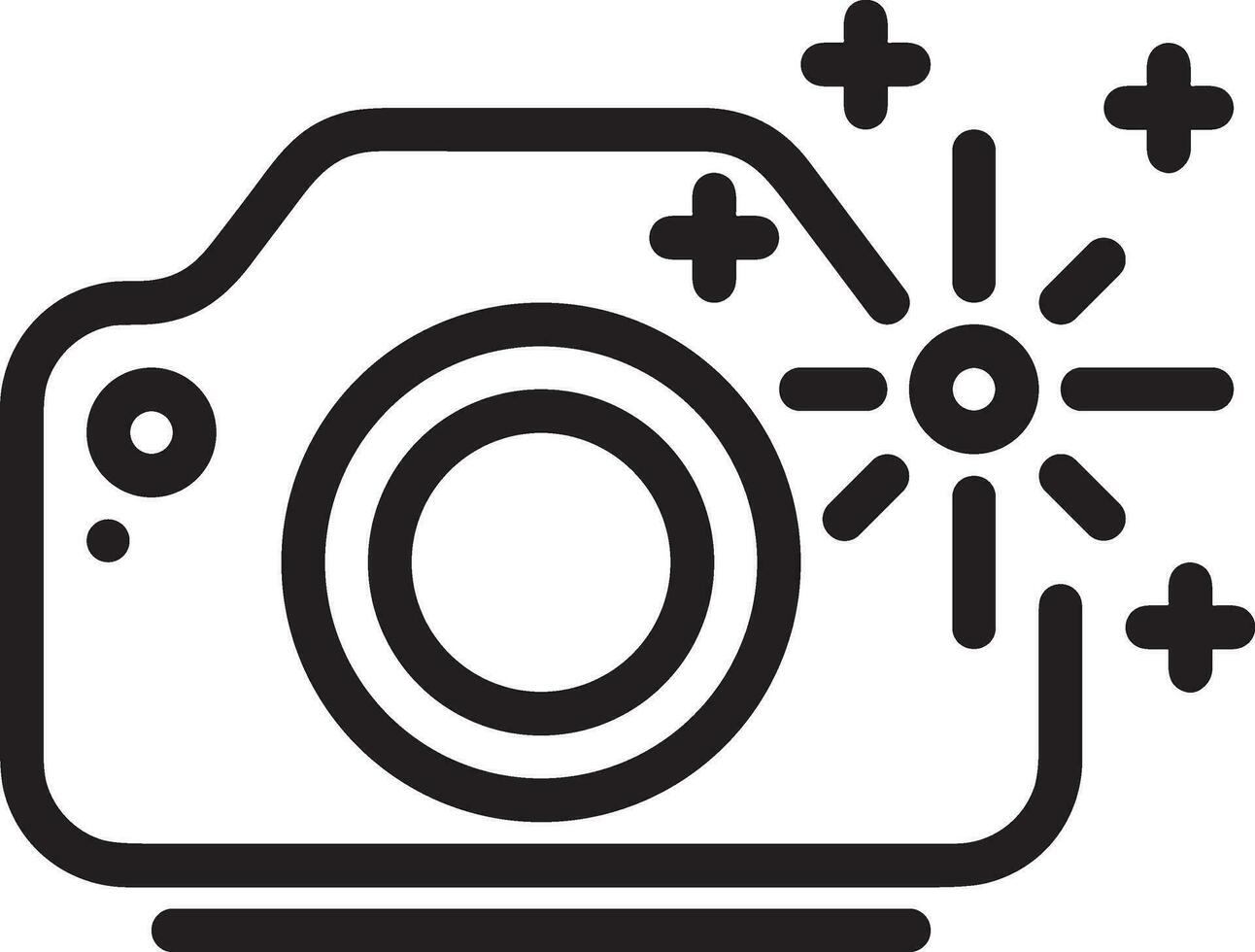 camera photography icon symbol image vector. Illustration of multimedia photographic lens grapich design image vector