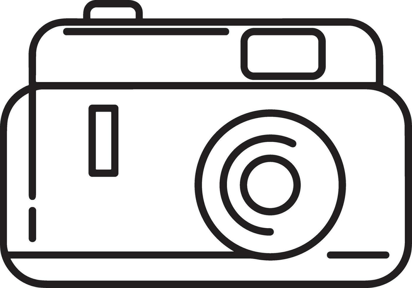 camera photography icon symbol image vector. Illustration of multimedia photographic lens grapich design image vector