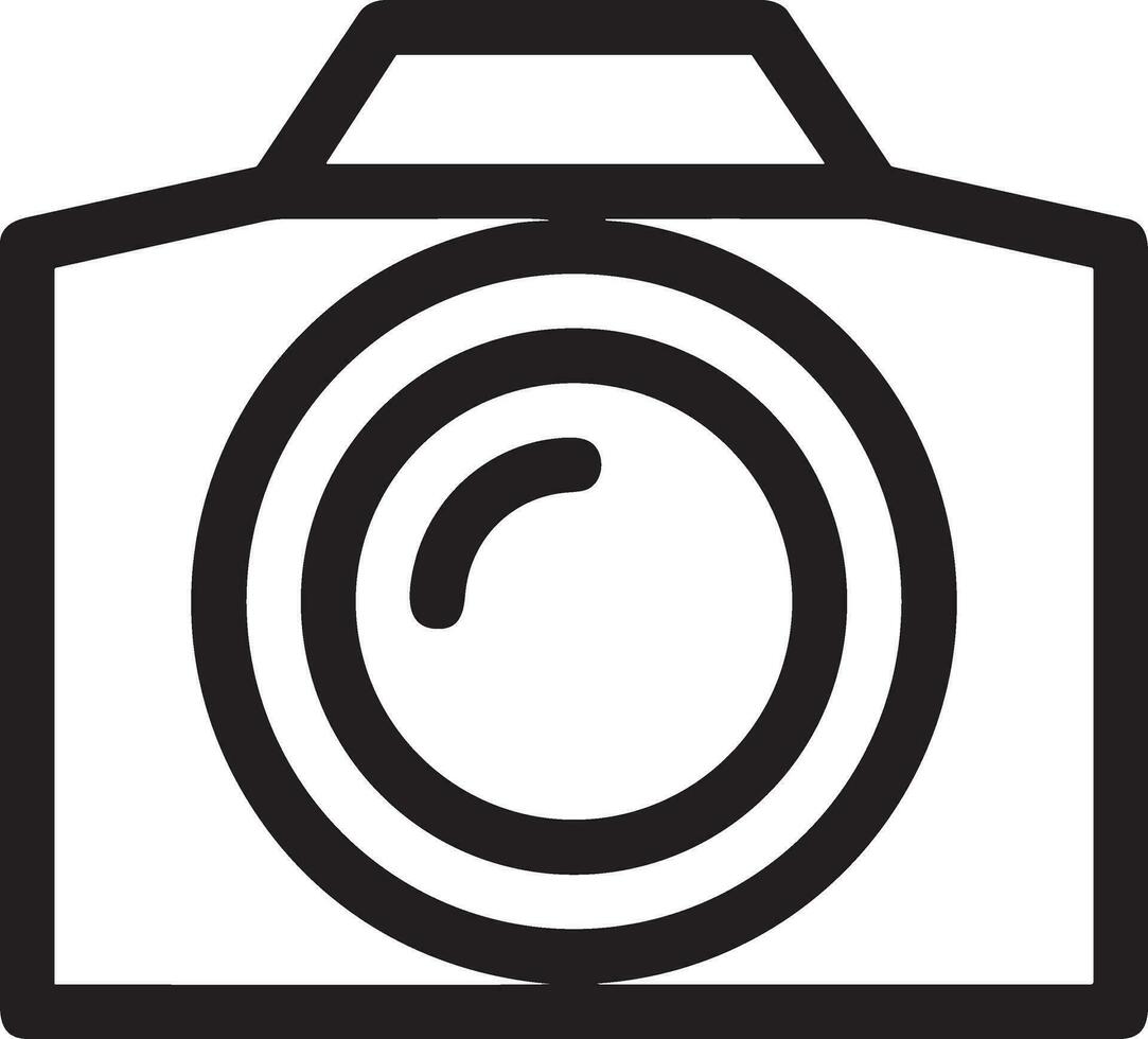 camera photography icon symbol image vector. Illustration of multimedia photographic lens grapich design image vector