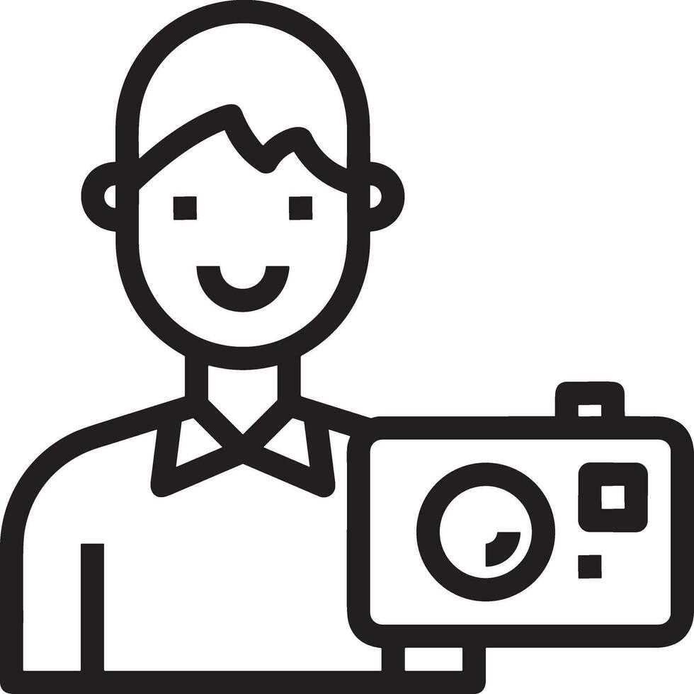 camera photography icon symbol image vector. Illustration of multimedia photographic lens grapich design image vector