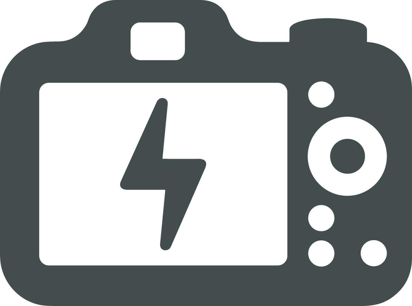 camera photography icon symbol image vector. Illustration of multimedia photographic lens grapich design image vector