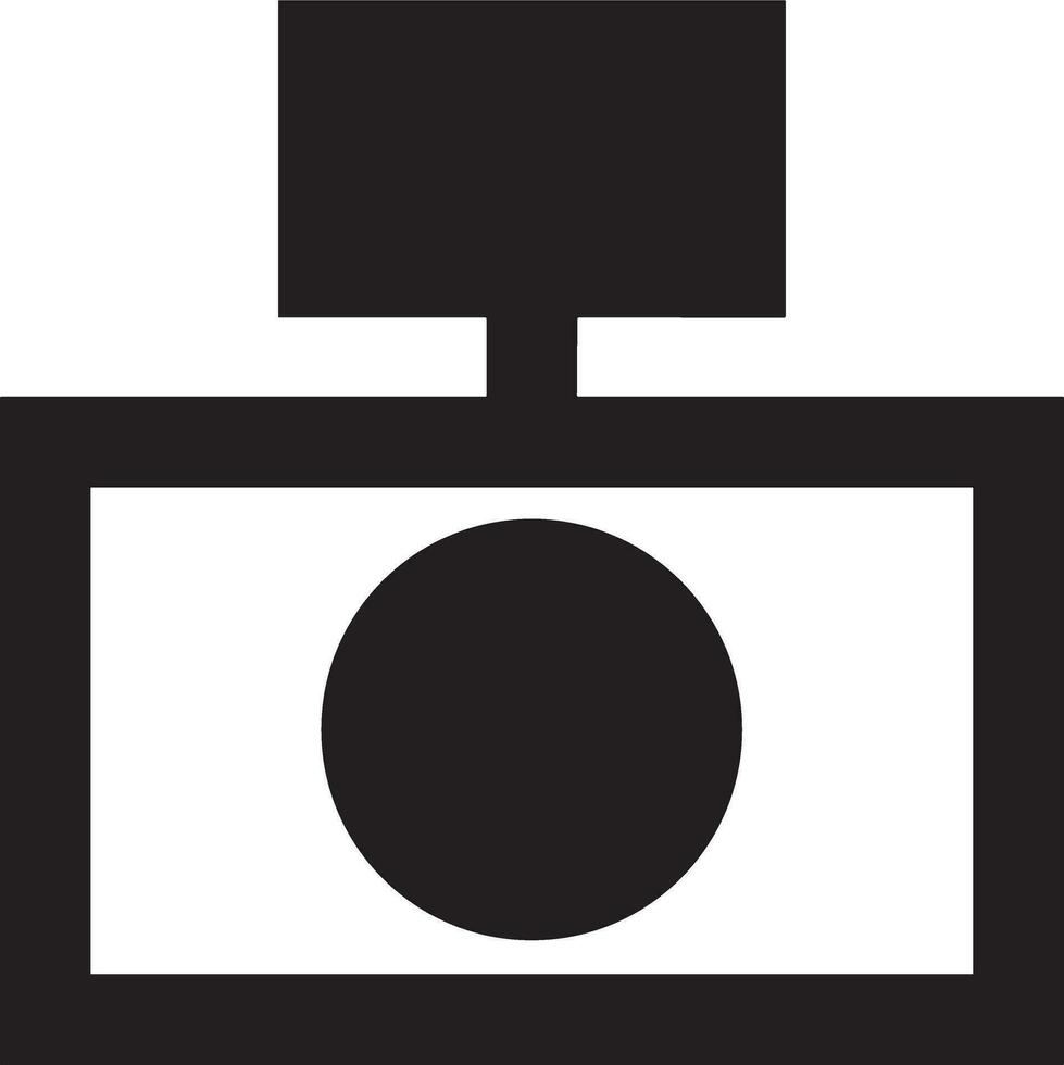 camera photography icon symbol image vector. Illustration of multimedia photographic lens grapich design image vector