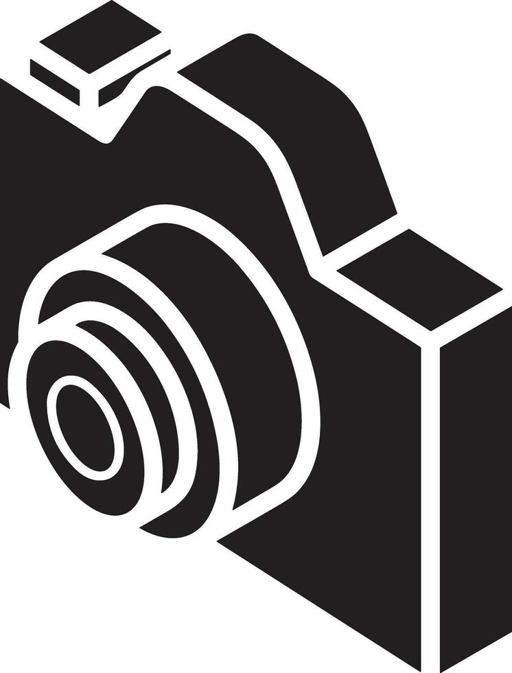 camera photography icon symbol image vector. Illustration of multimedia photographic lens grapich design image vector