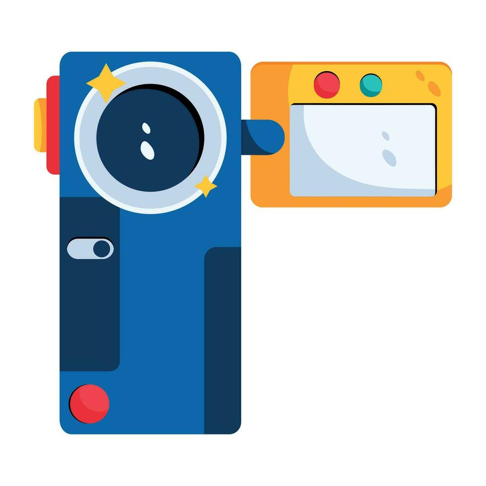 Trendy Handycam Concepts vector