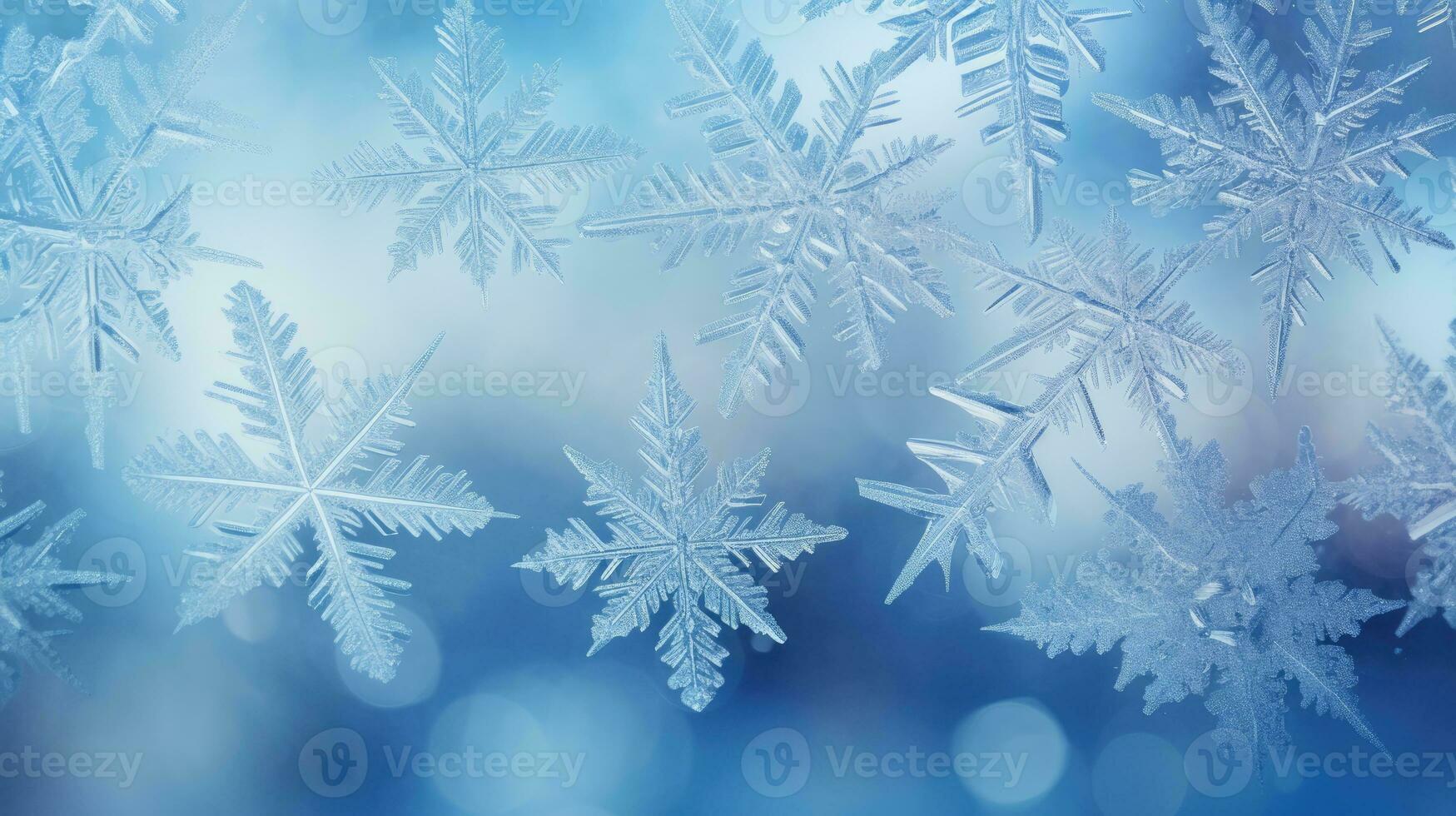 Snow pattern on glass. Winter frost. Ice crystals or cold winter background AI Generative photo