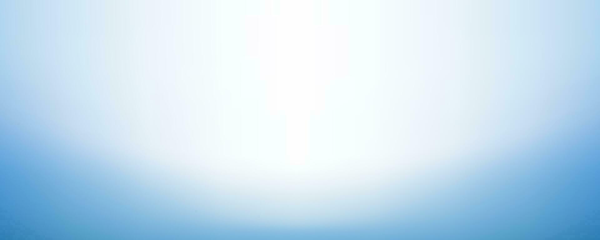 Blue and white gradient background. Light abstract soft water and winter sky. Simple wallpaper for presentation. Vector illustration