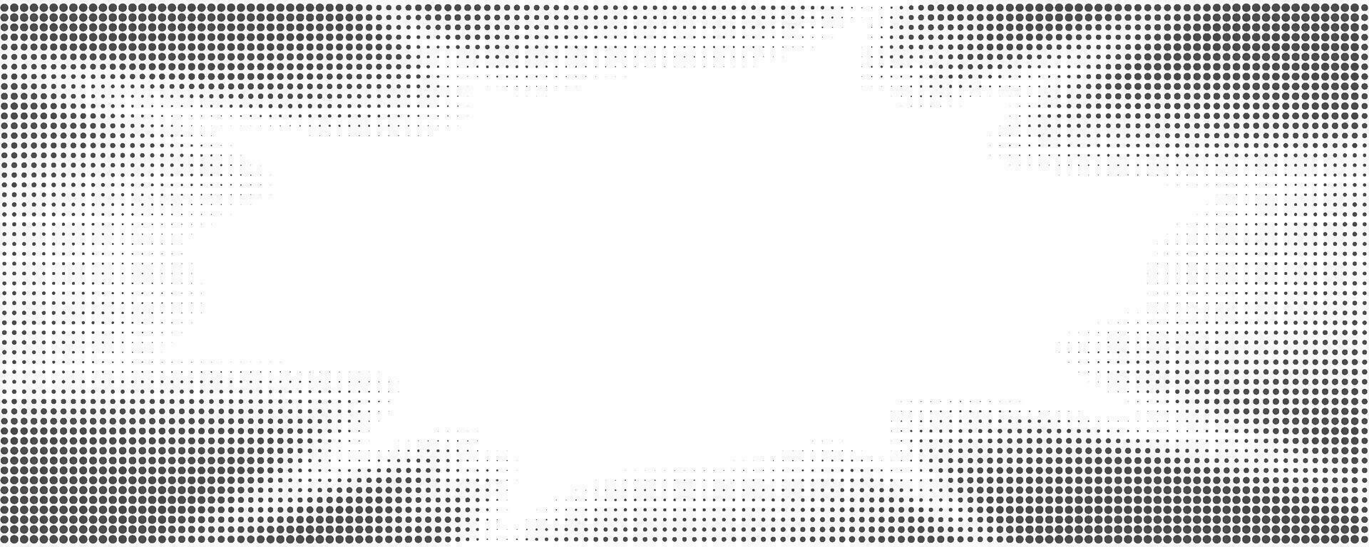 Radial halftone lines background. Comic manga dotted pattern. Cartoon zoom effect with sunrays or bang burst. Vector. vector